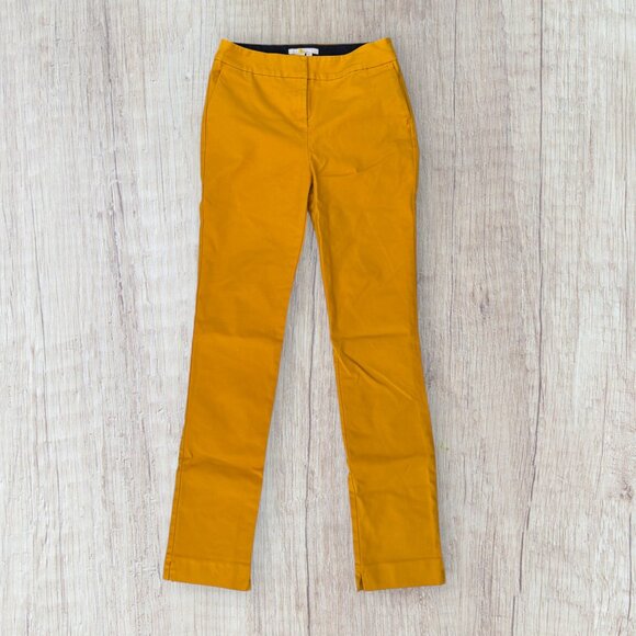Boden Richmond Pants Mustard Yellow Women’s Trousers Size 6 Long 6L - Picture 2 of 9